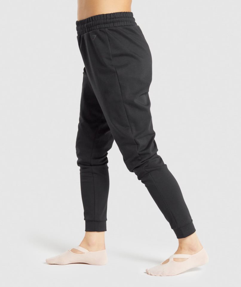 Women's Gymshark Studio Jogger Black | CA 610ND5